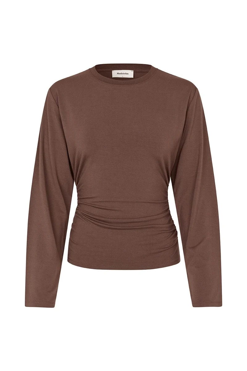 Modström - Dimetrimd Ls T-Shirt 59455 - 5508 - Seal Brown