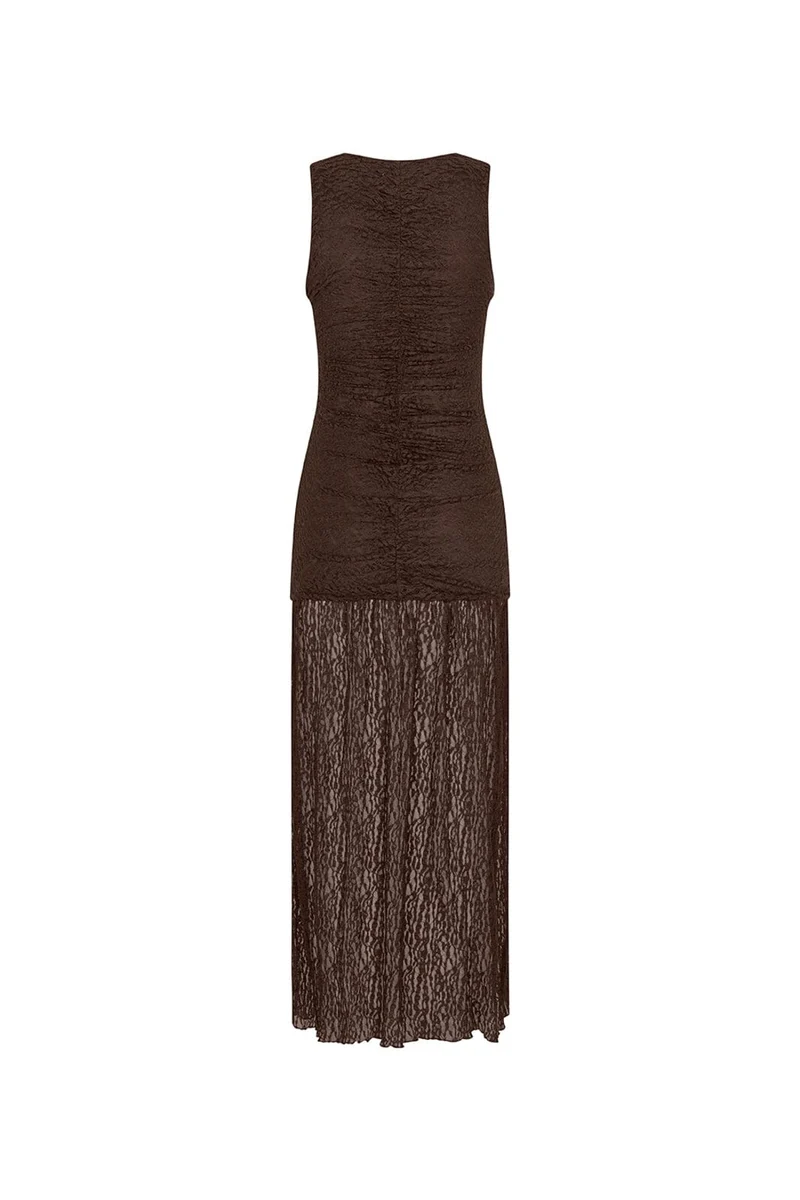 Modström - Dianamd Dress 59413 - 5508 - Seal Brown