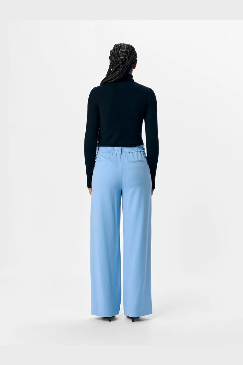 Object - Objlisa Wide Pant - 4656651 Cornflower Blue