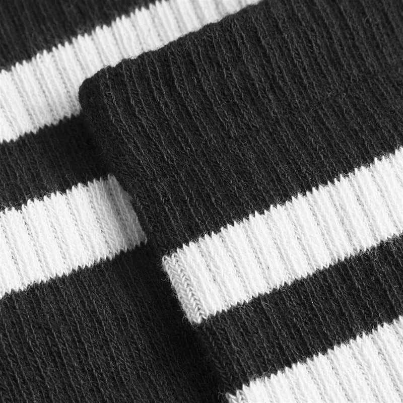 DEDICATED Sport Socks Ullevi Stripes Black