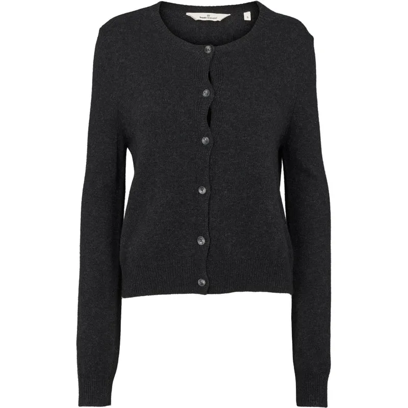 BASIC APPAREL Cady Cardigan dark grey mel.