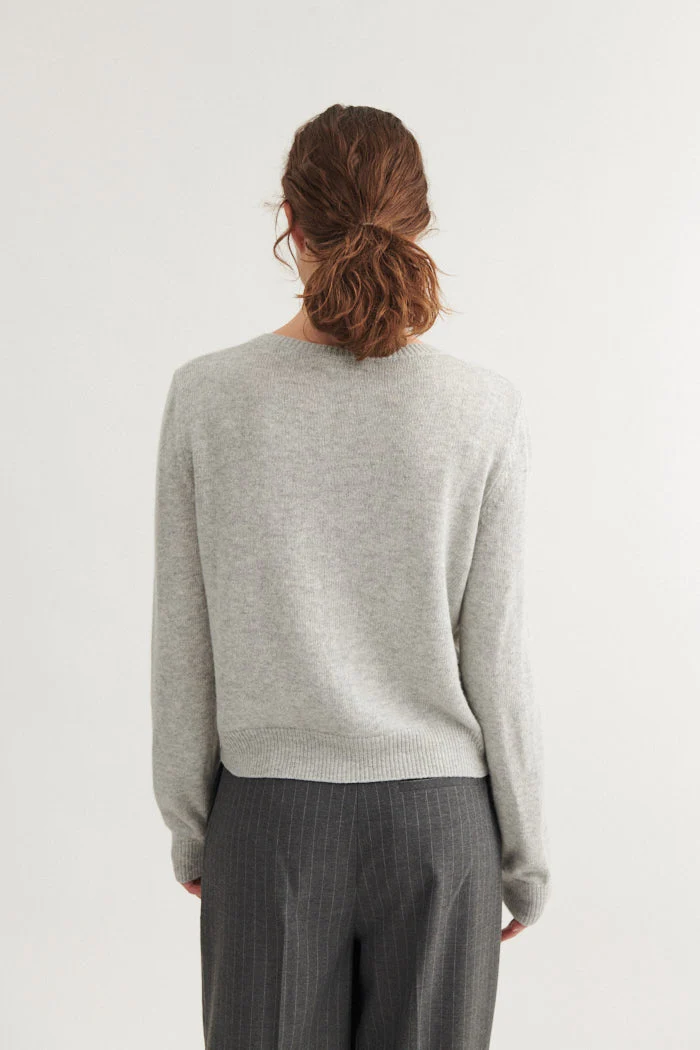 BASIC APPAREL Cady Cardigan light grey mel.