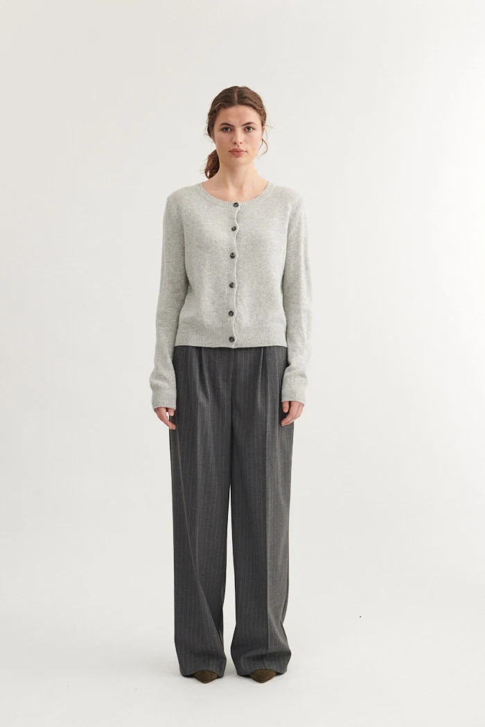 BASIC APPAREL Cady Cardigan light grey mel.