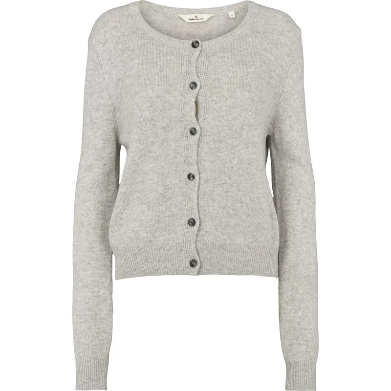 BASIC APPAREL Cady Cardigan light grey mel.