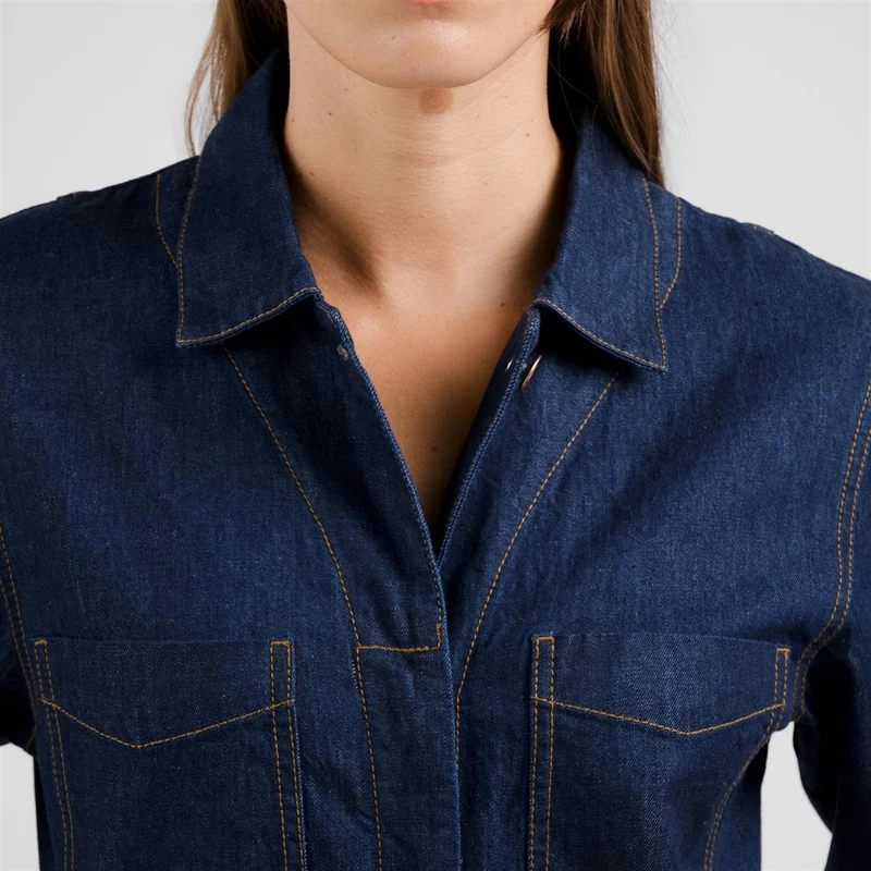 DEDICATED Overall Docksta Denim Dark Blue