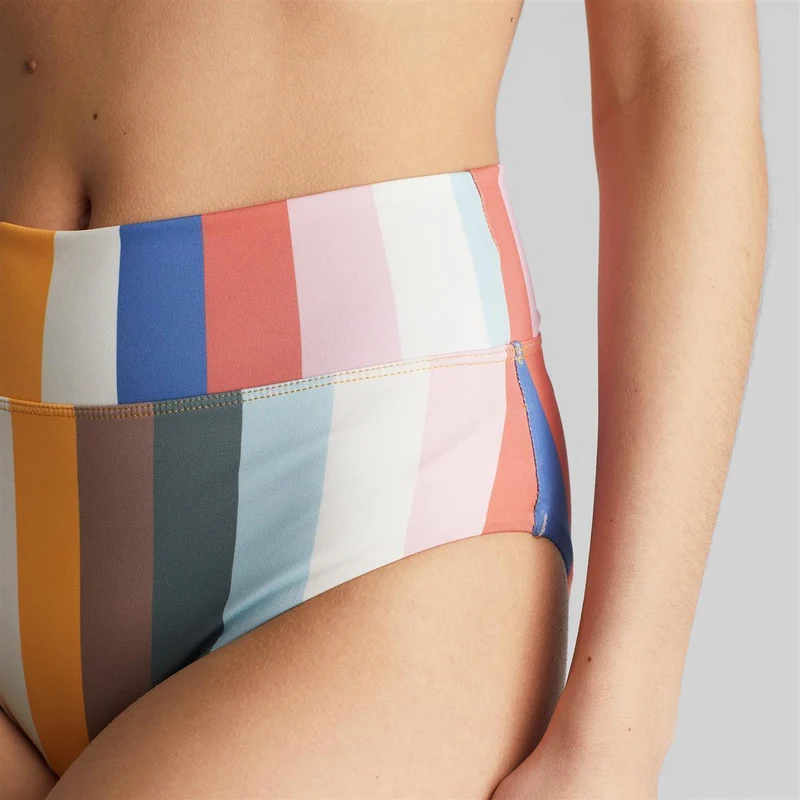 DEDICATED Bikini Pants Slite Stripes Multi Color