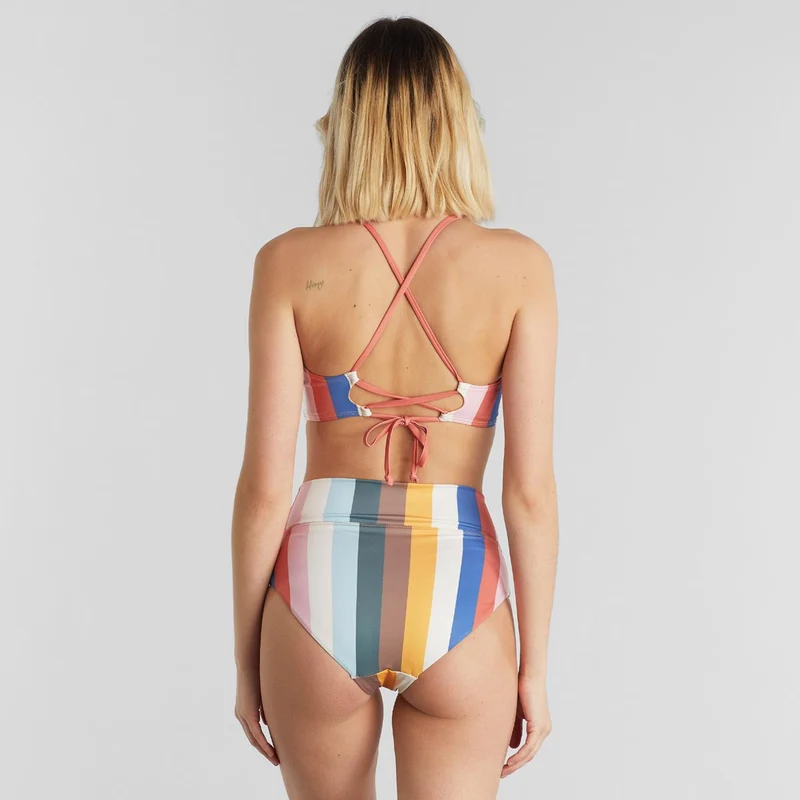 DEDICATED Bikini Pants Slite Stripes Multi Color