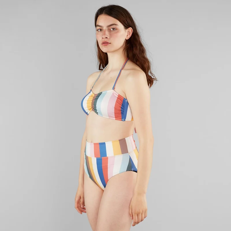 DEDICATED Bikini Pants Slite Stripes Multi Color