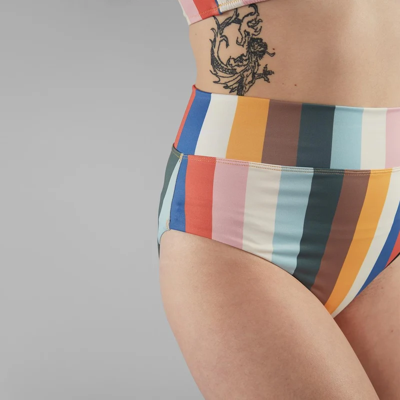 DEDICATED Bikini Pants Slite Stripes Multi Color