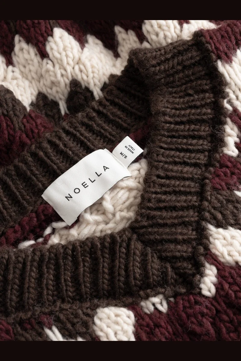 Noella - N-Laia Knit 16870001 - 1528 - Deveen Burgundy Mix