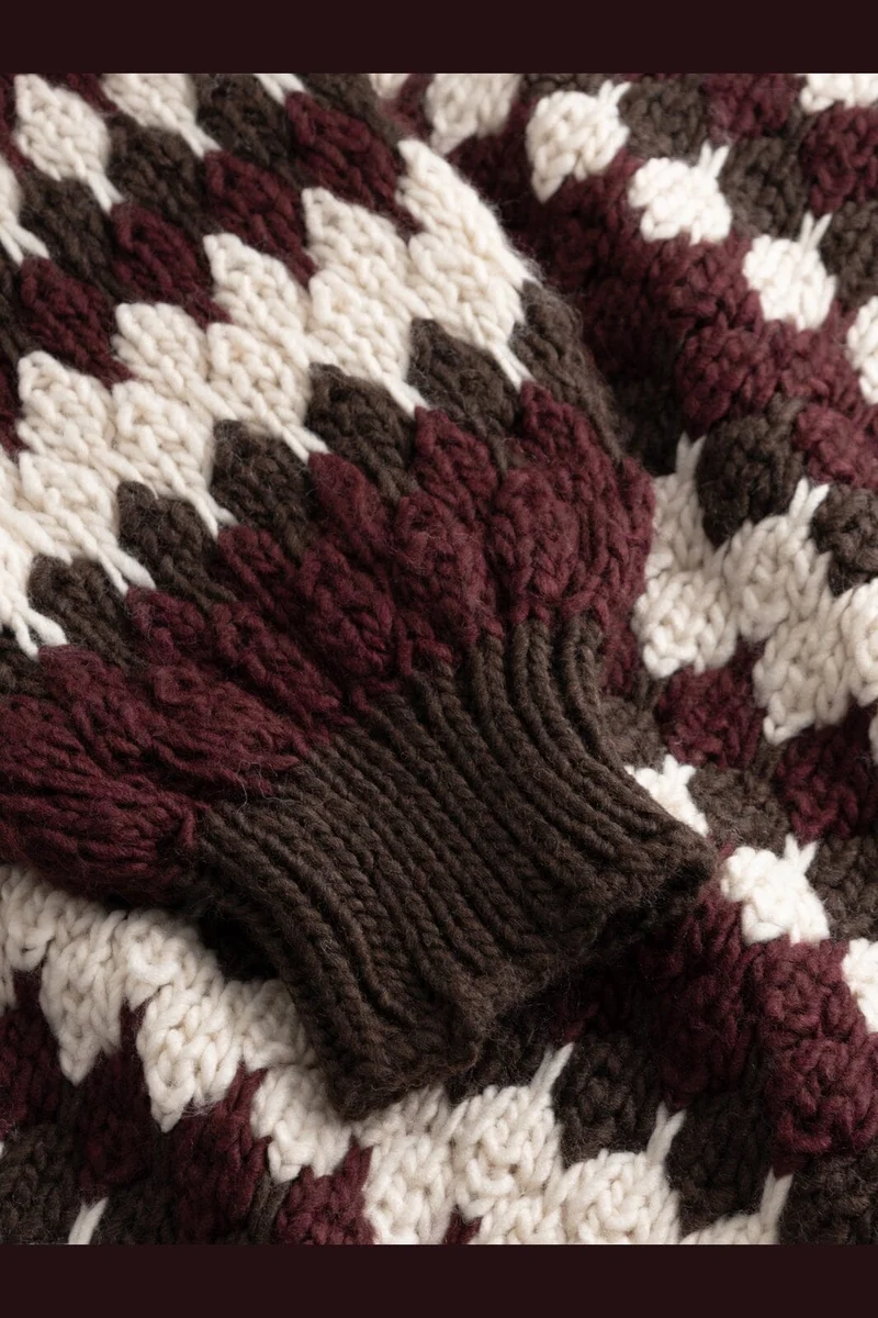 Noella - N-Laia Knit 16870001 - 1528 - Deveen Burgundy Mix