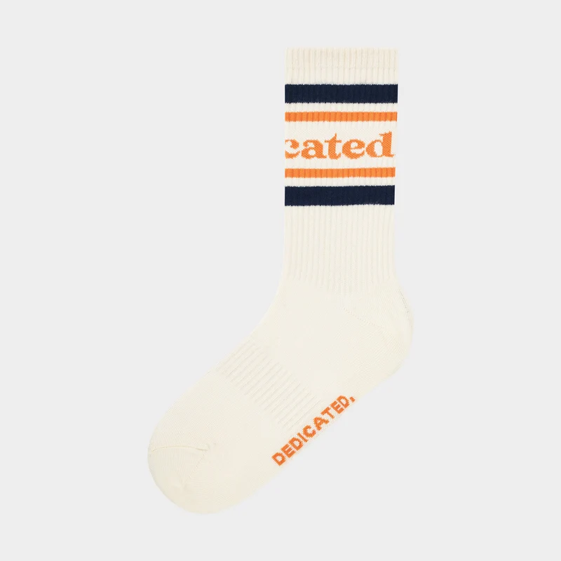 DEDICATED Sport Socks Ullevi Logo Off-White