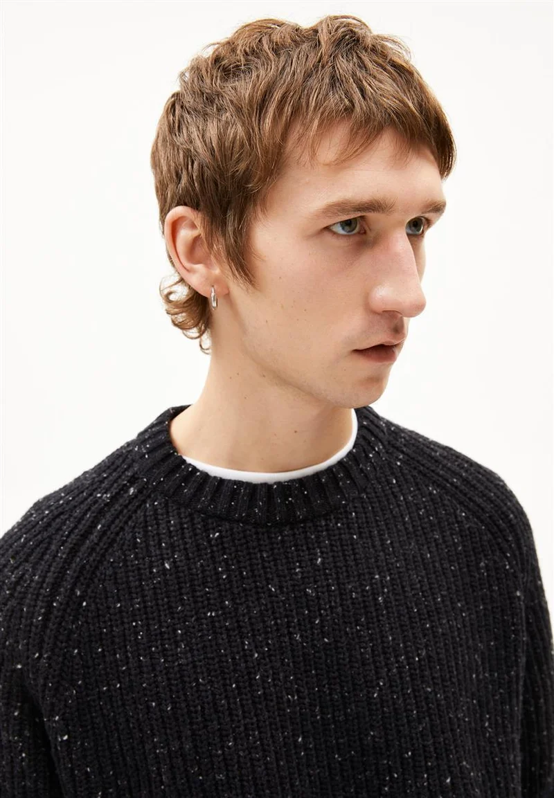 ARMEDANGELS Kiaano Tweed black-oatmilk tweed