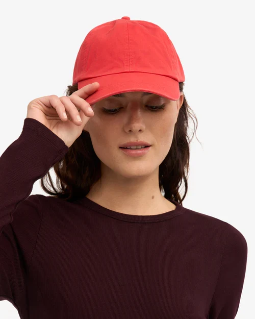 COLORFUL STANDARD Organic Cotton Cap red tangerine