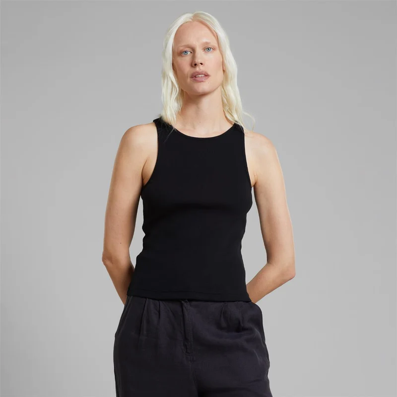 DEDICATED Rib Top Valdermarsvik Black