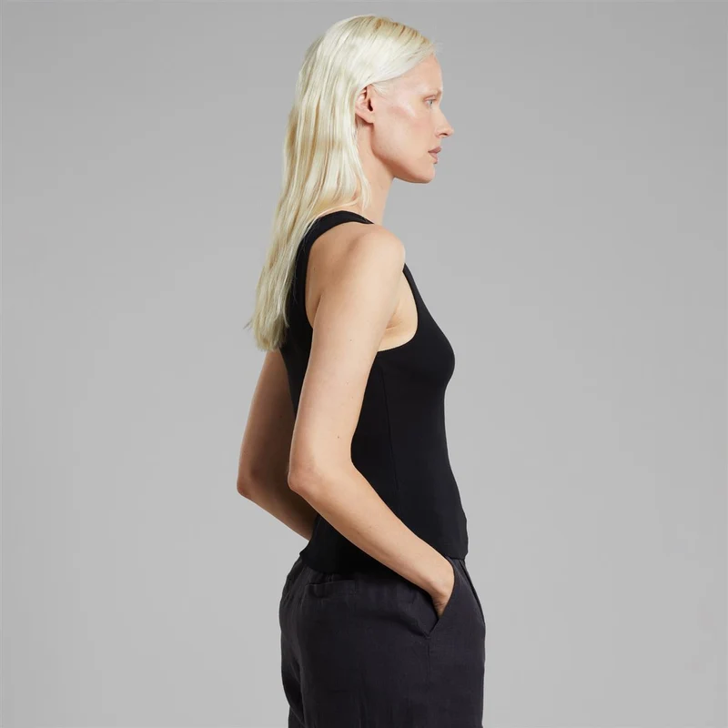 DEDICATED Rib Top Valdermarsvik Black