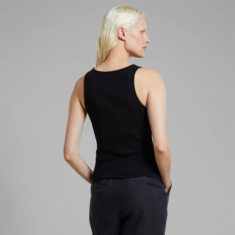 DEDICATED Rib Top Valdermarsvik Black