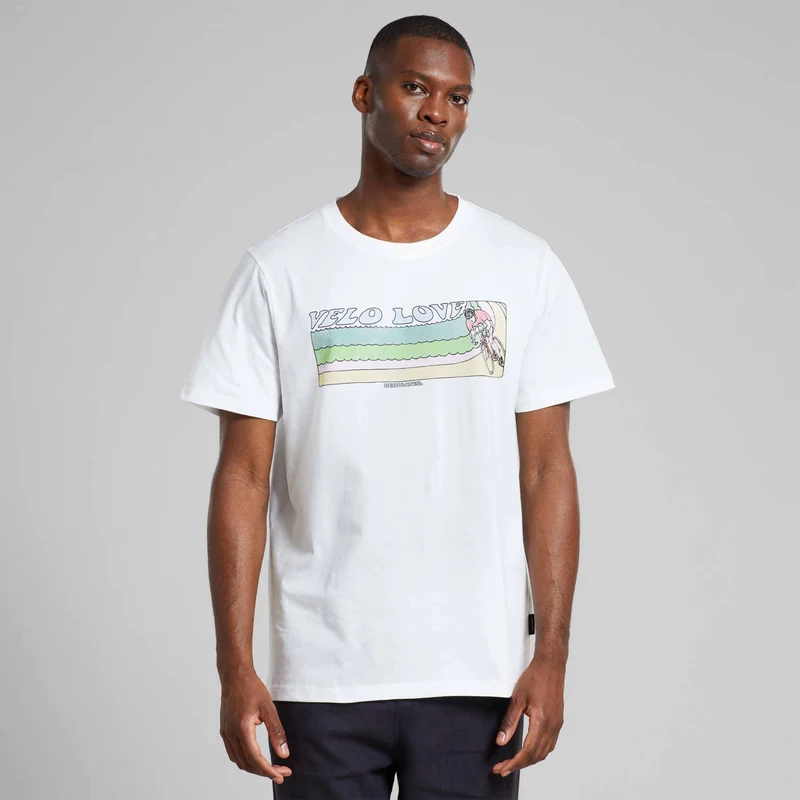 DEDICATED T-shirt Stockholm Retro Velo Love off-white