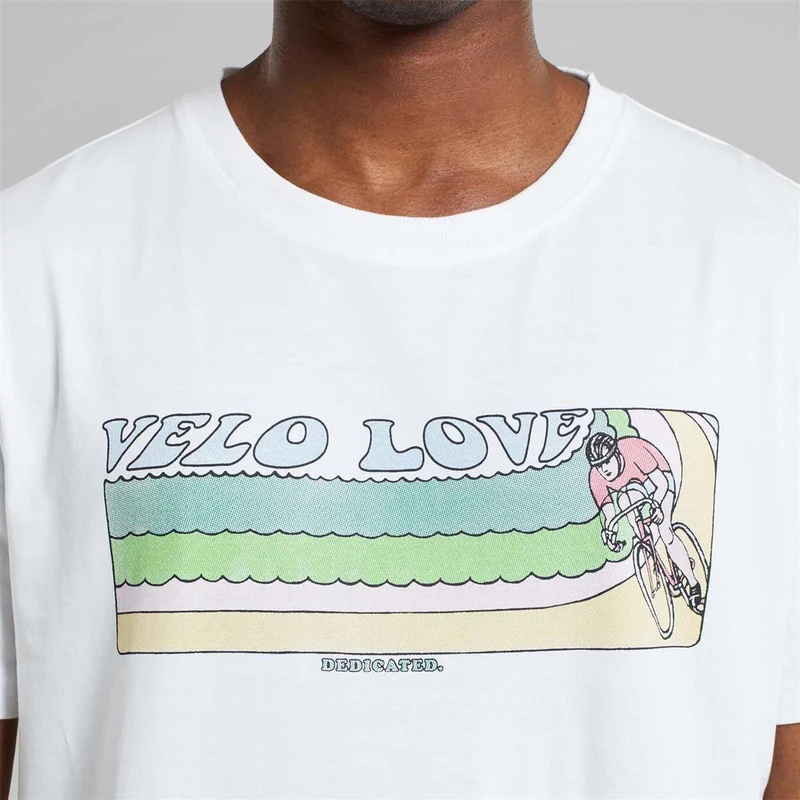DEDICATED T-shirt Stockholm Retro Velo Love off-white