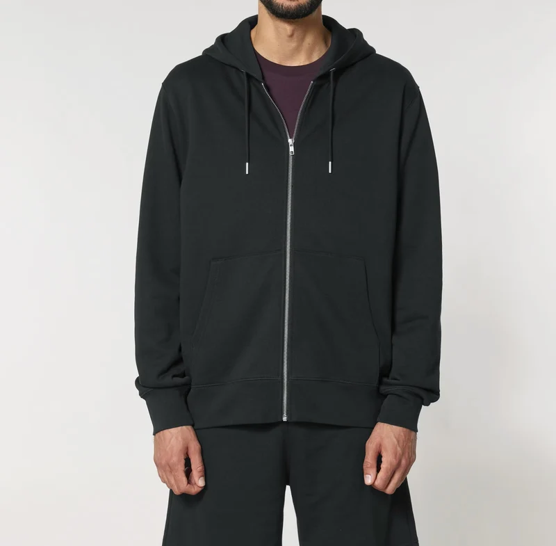 FAIRFITTERS Basic Zip-Hoodie Unisex Cultivator 2.0 black