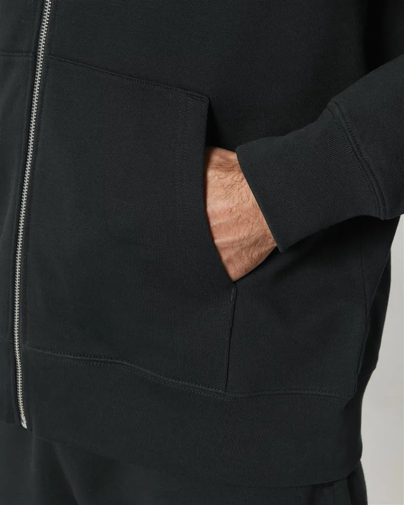 FAIRFITTERS Basic Zip-Hoodie Unisex Cultivator 2.0 black