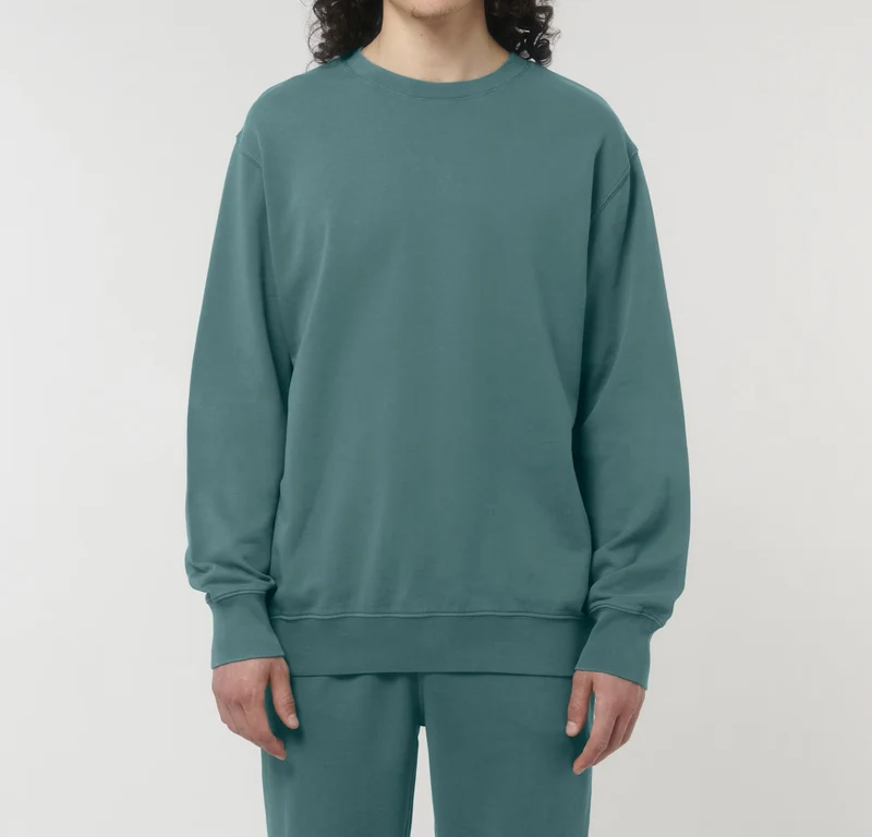 FAIRFITTERS Basic Sweatshirt Matcher Vintage G. Dyed Hydro