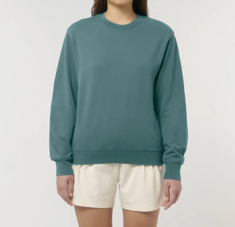 FAIRFITTERS Basic Sweatshirt Matcher Vintage G. Dyed Hydro