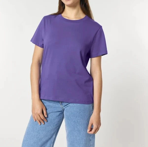 FAIRFITTERS Basic T-Shirt Women purple love