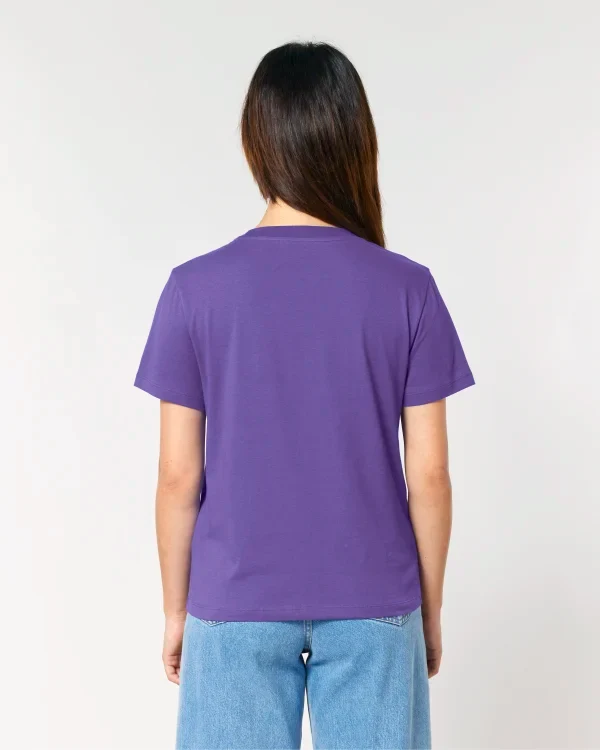 FAIRFITTERS Basic T-Shirt Women purple love