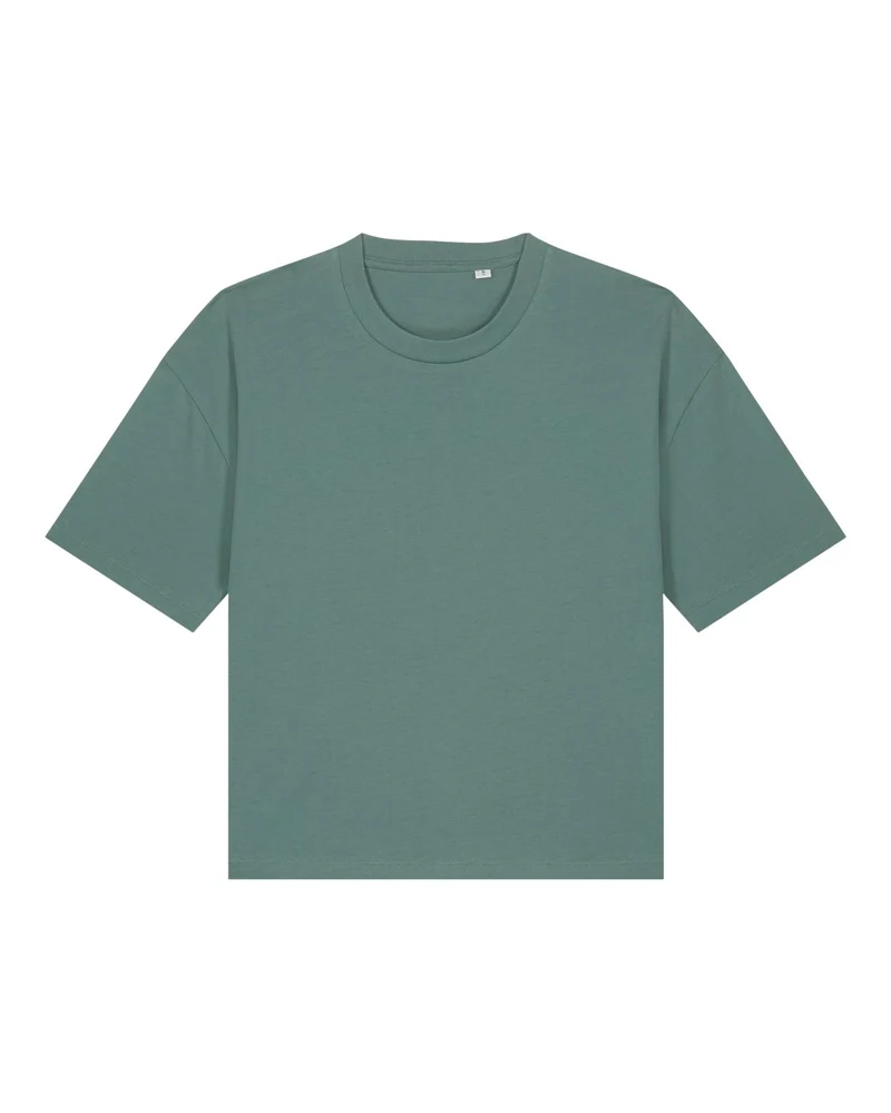 FAIRFITTERS Basic T-Shirt Boxy Fit Women Nova green bay