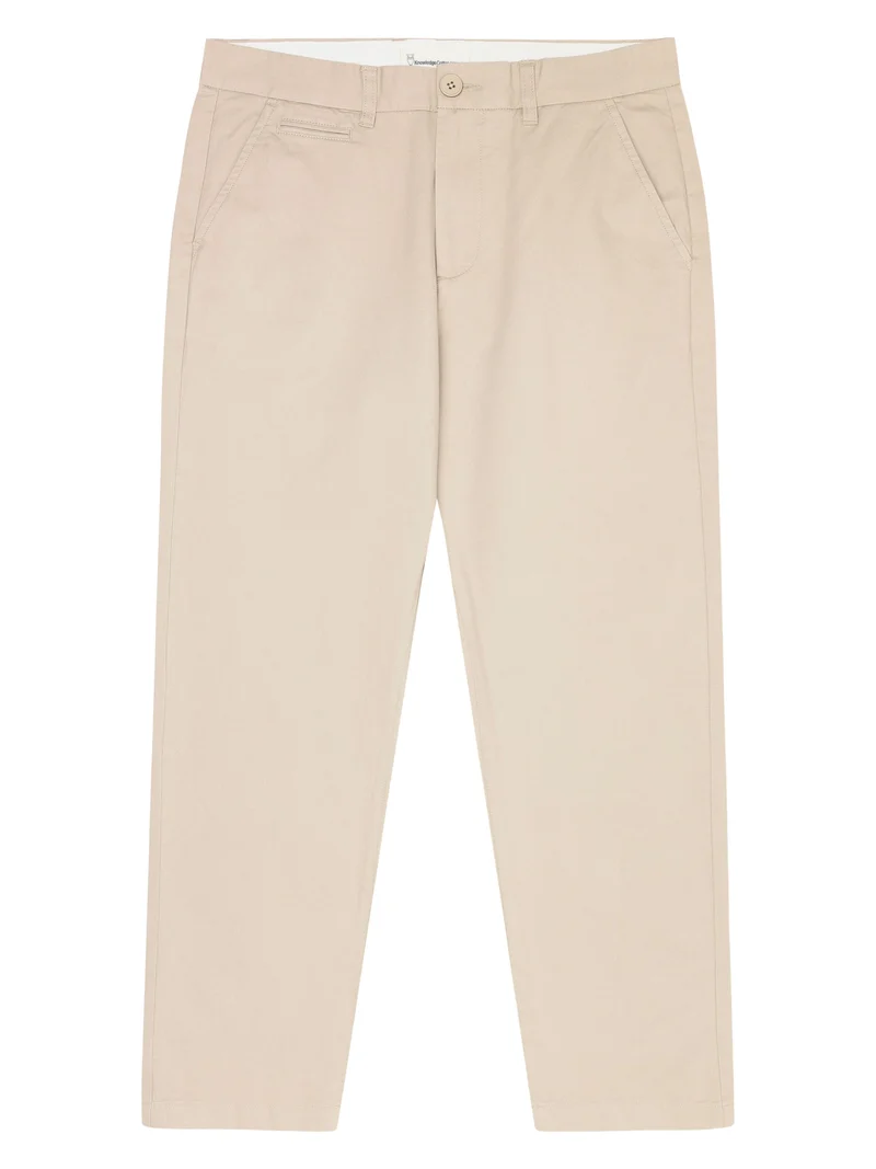 KNOWLEDGE COTTON APPAREL Flint Chino Twill Pants light feather gray