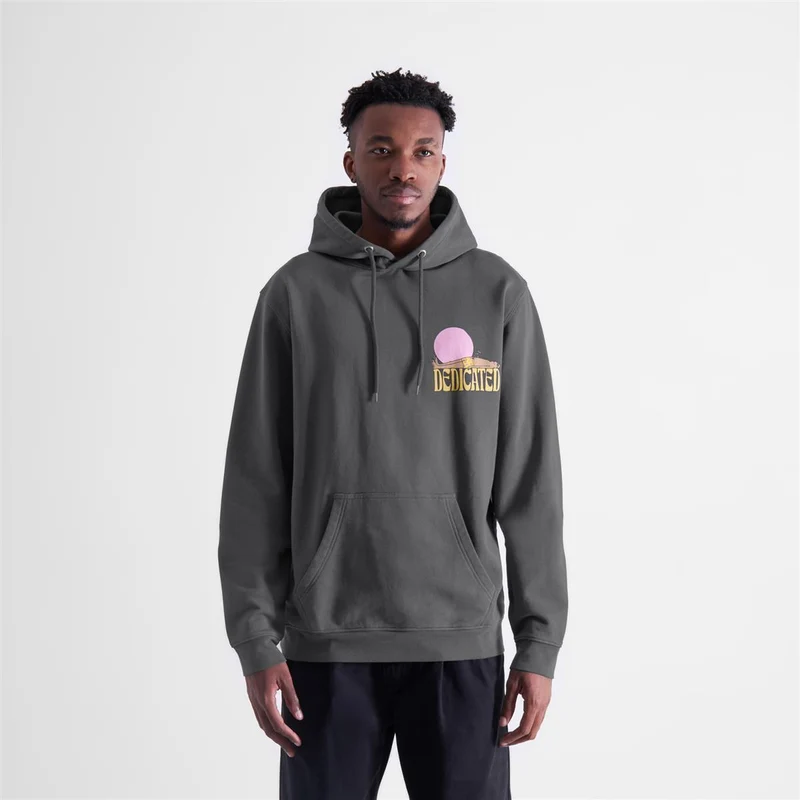 DEDICATED Hoodie Falun Vacay Logo Charcoal