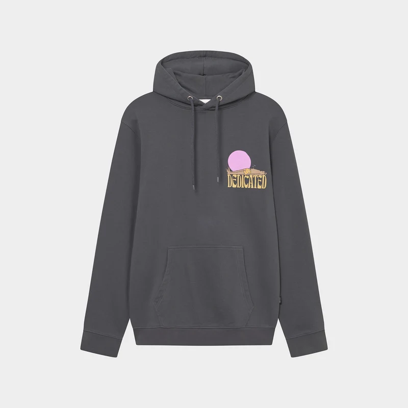 DEDICATED Hoodie Falun Vacay Logo Charcoal