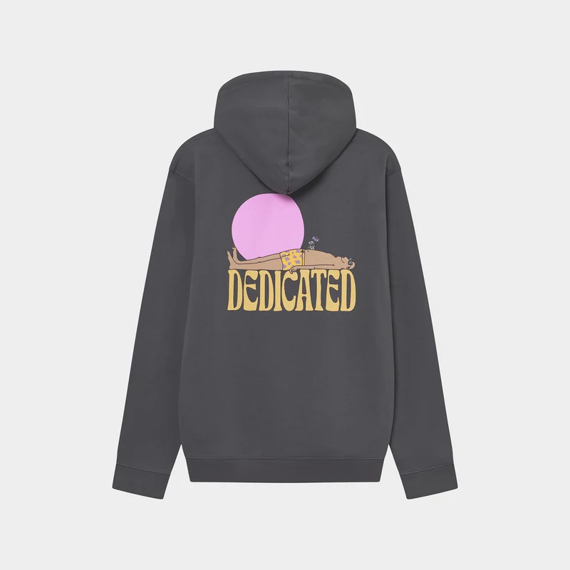 DEDICATED Hoodie Falun Vacay Logo Charcoal