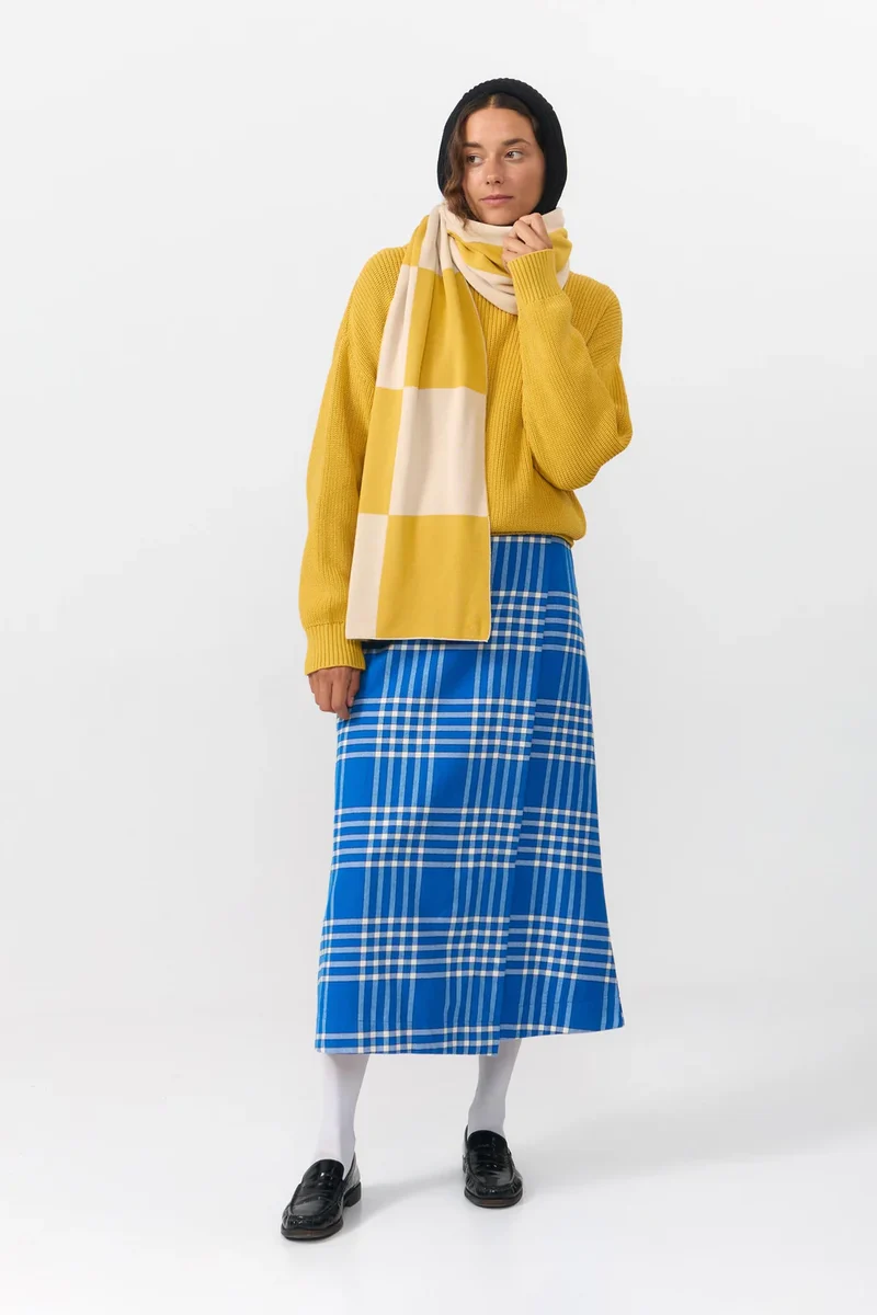 SUITE 13 London Scarf mustard