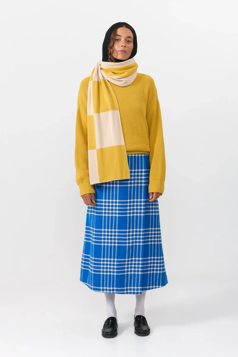 SUITE 13 London Scarf mustard