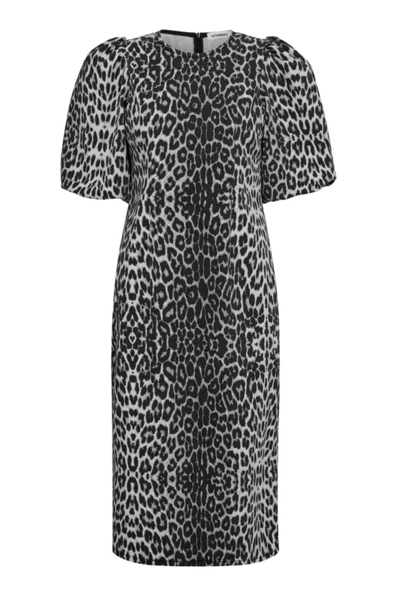 Co´couture - Leocc Puff Dress 36350 - 140 Dark Grey