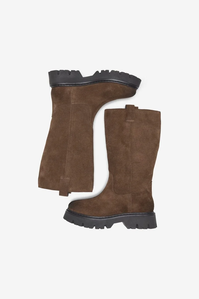 Only - Onlea Leather High Boot - 5079620 Brown Stone