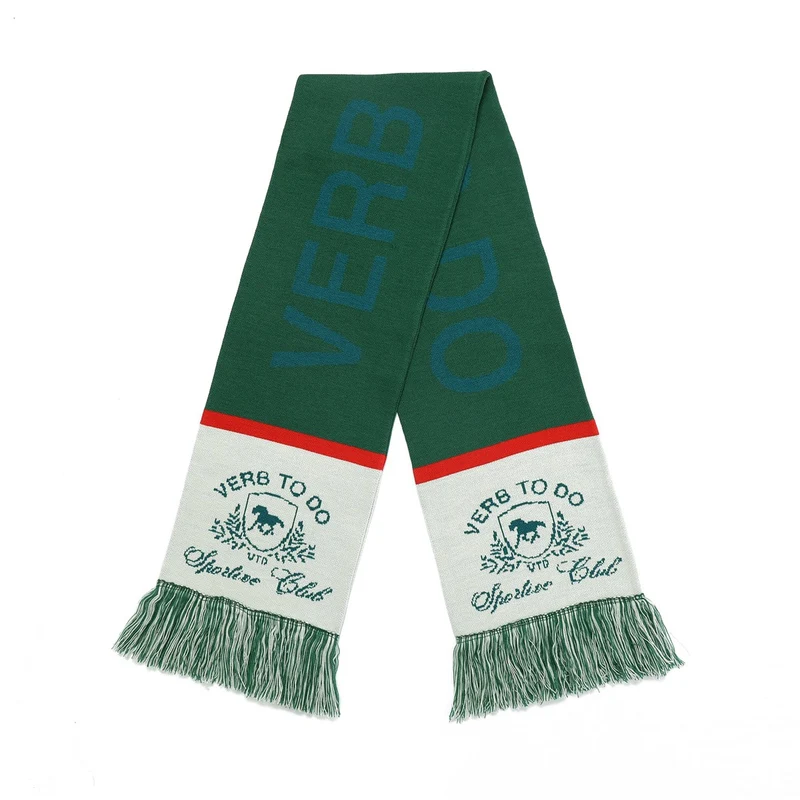VERB TO DO Football Scarf green