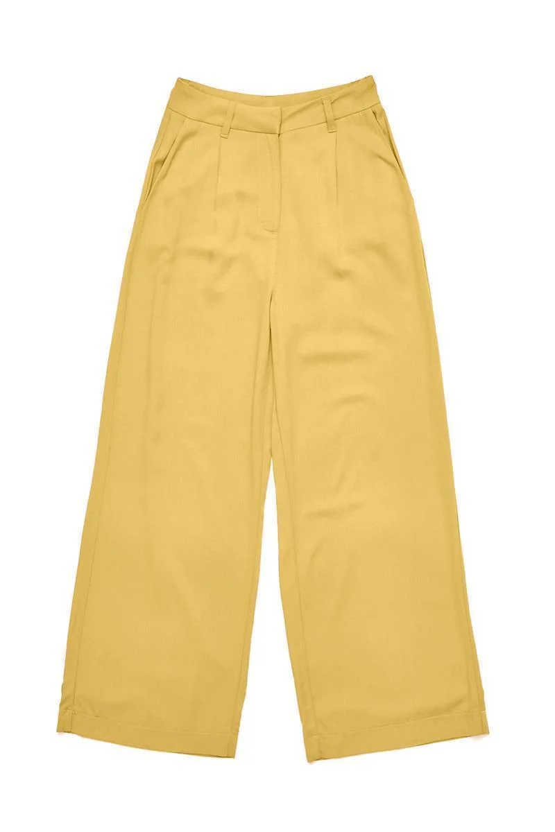 MAZINE Pleated Pants cereal