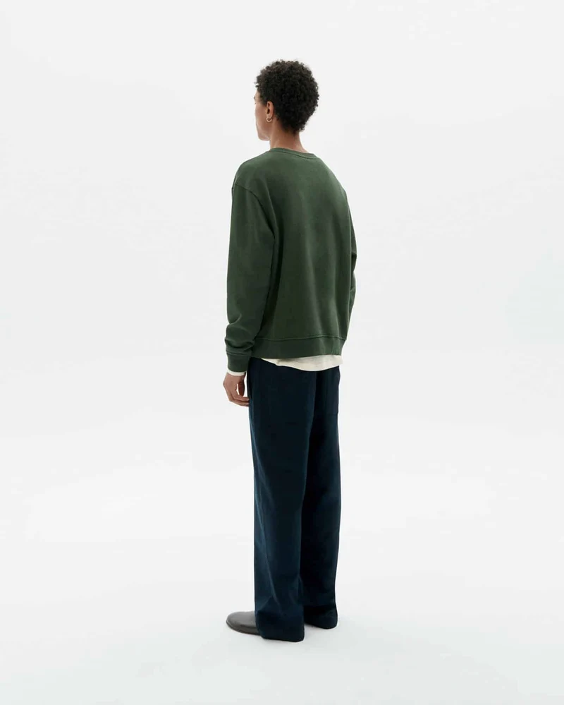 THINKING MU House Bottle Green Leon Sweatshirt green