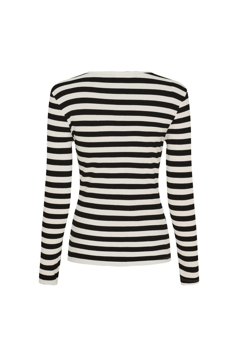 Marta Du Chateau - Mdcbegonia Ls Tee 7702 - Black