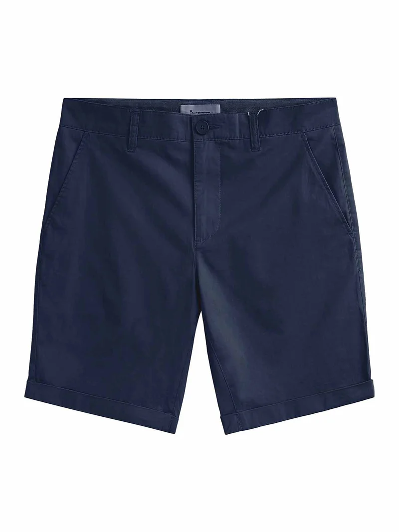 KNOWLEDGE COTTON APPAREL Chuck Regular Chino Shorts total eclipse