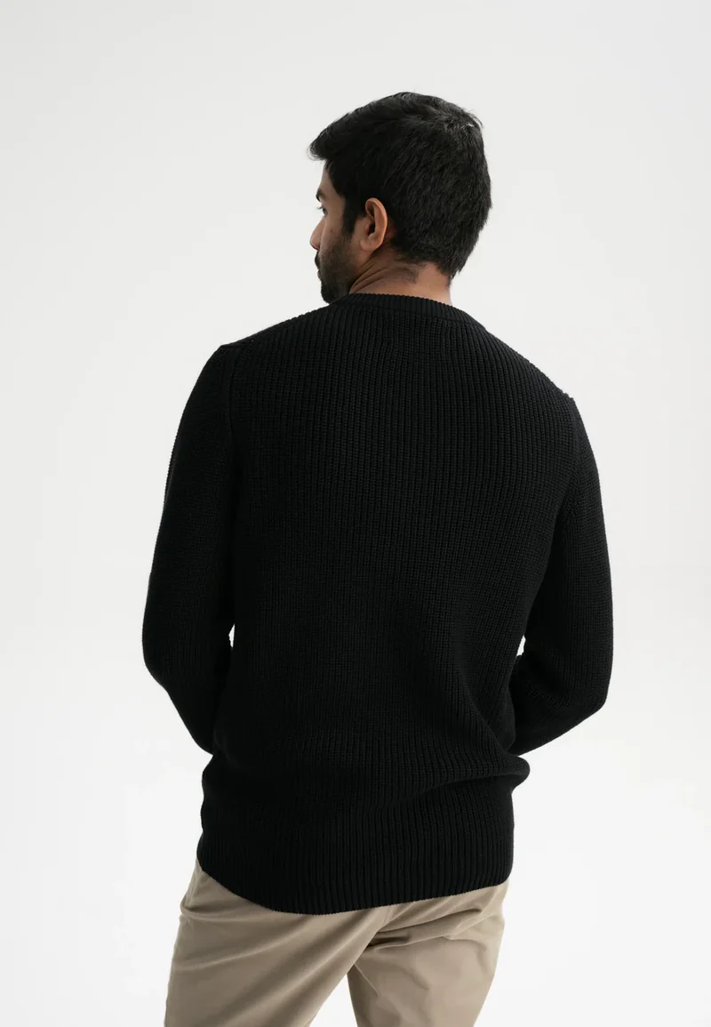 MELAWEAR Strickpullover Ravi schwarz