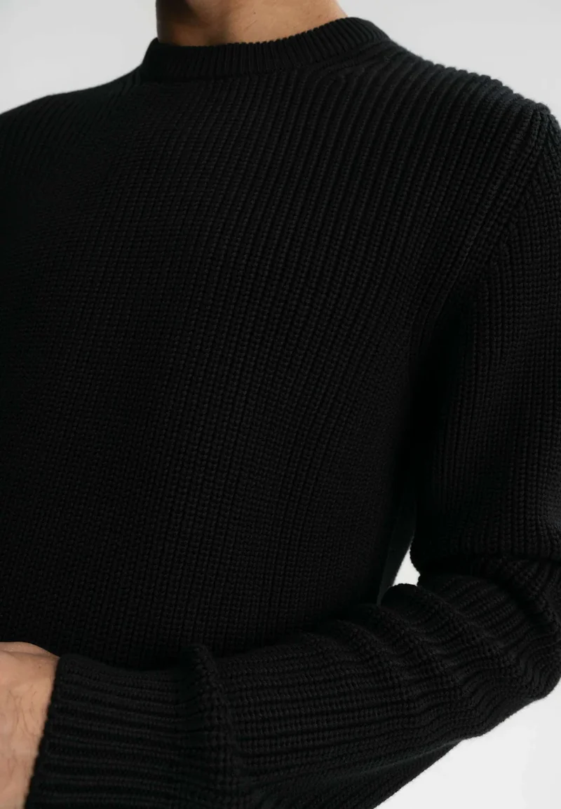 MELAWEAR Strickpullover Ravi schwarz