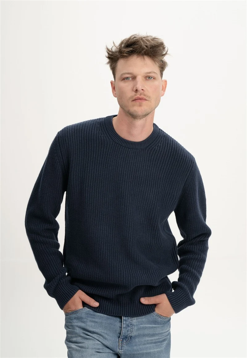 MELAWEAR Strickpullover Ravi navy