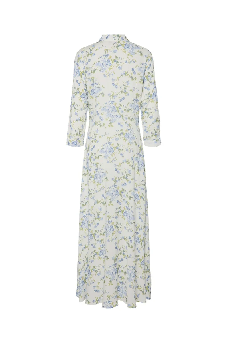 YAS - Yassavanna Long Shirt Dress - 4745084 Star White Sumelli