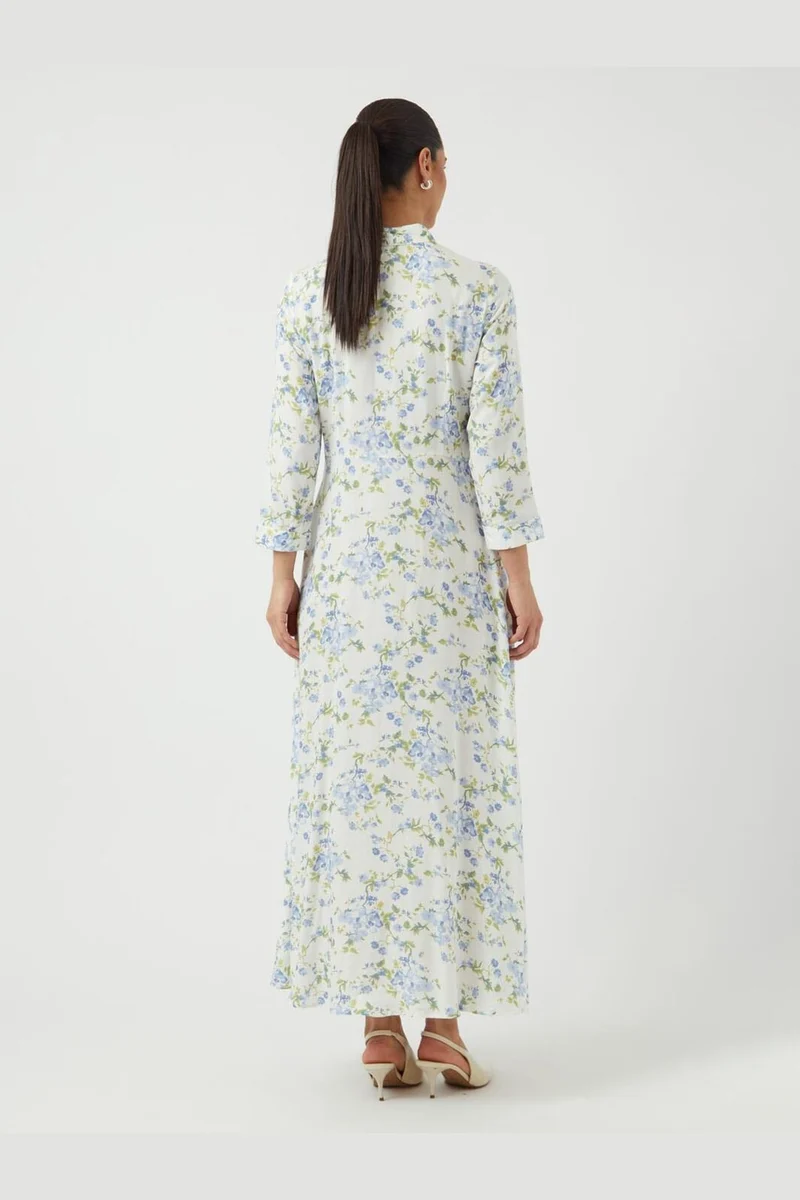 YAS - Yassavanna Long Shirt Dress - 4745084 Star White Sumelli