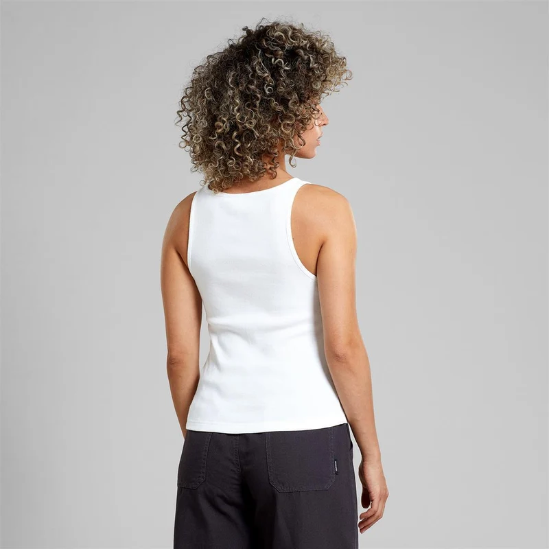 DEDICATED Rib Top Valdermarsvik White