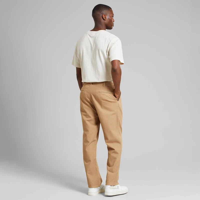 DEDICATED Pants Vallen Canvas Kelp Beige kelp
